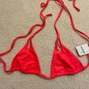 Free People Beach Riot Hot Pink Bikini